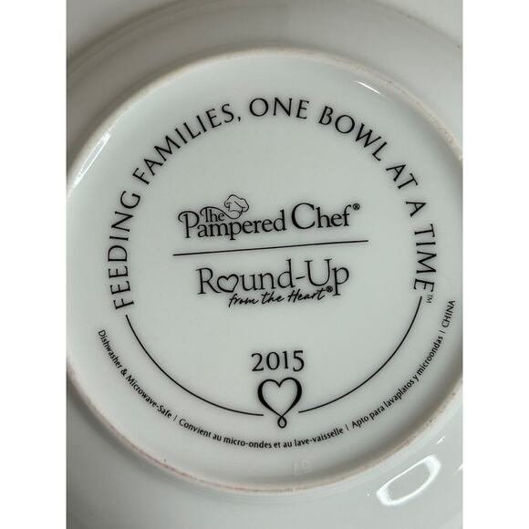 Pampered Chef 2014 Share Soup Bowl 2953 in Box 8.5 Inch - Picture 5 of 5